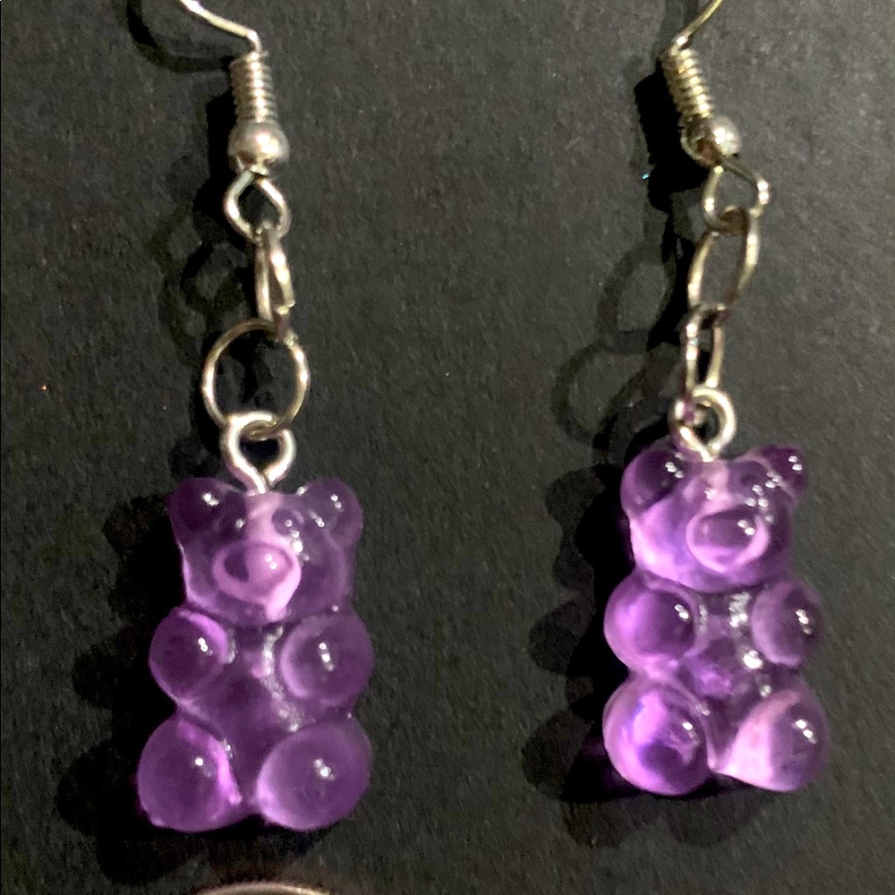 GummieBear dangle earrings HANDMADE to order